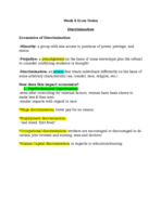 Week 8 Econ Notes