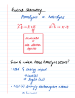 Orgo II (Section 1), Week 2