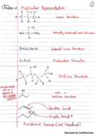 Chem 221 Organic Chemistry: Ch. 2 Molecular Representation
