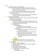 Geography 5, Week 8 Notes, Book Chapters 12,14