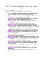 BIOS 41 Chapter 6 Notes