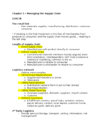RETL 265 Week 5 Notes