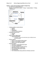 Software Engineering Exam 1 Study Guide
