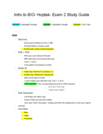 BIO Exam 2 Study Guide