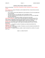 COSC175, Week 5, Control Structures: Iterative Control