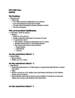 PSCI Notes - 03/05/18