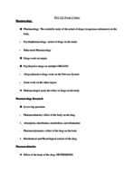 PSY 121 Week 5 Notes