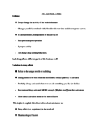 PSY 121 Week 7 Notes