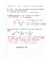 Giles - Math120 - 2.1 Max/Min using First Derivatives