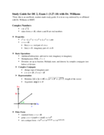 DE 2, Exam 1 Unofficial Study Guide
