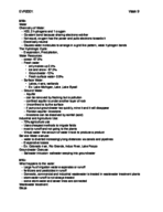 EVR2001: Week 9 Notes