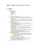 EMST 3010 Study Guide for Test 2
