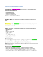 Intro to Human Development - Stages