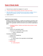 Exam 2 Study Guide