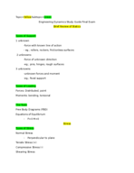 Engineering Dynamics Exam 3 Study Guide