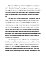 An example of what you can choose to write