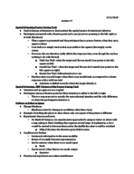 Cognitive Neuroscience Class Notes 3/22/2018