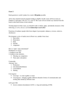Exam 2 Study Guide
