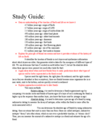 History of Life Study Guide