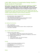 sustainable design final exam review
