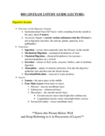 Exam 2 Bio 129 Lecture Exam