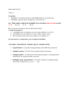 Study Guide Test 2