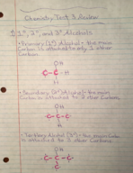 Chemistry 110, Test 3 Study Guide