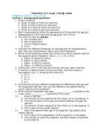 Exam 3 Study Guide