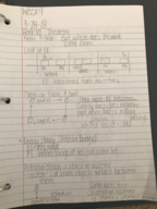 Week 9 notes