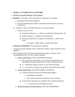 Chapter 12 Emotions 