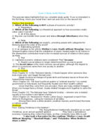 Exam 3 Study Guide PREVIEW