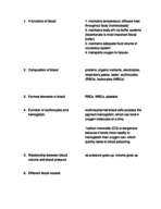 Bio 102 Exam 4 Study Guide