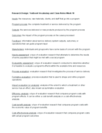 Research Design notes week 10