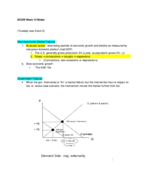 ECON Week 13 Notes