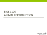 BIOL 1106 Week 9 Notes