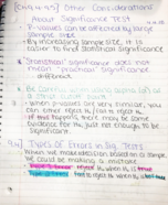 STA2023 Week 11 Notes