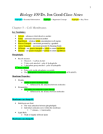 Biology Week 7 Notes