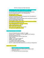 Final Exam Study Guide