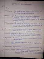 Intro to Philosophy.
