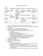 Global Issues Week 9 Notes