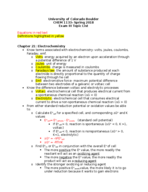 General chemistry exam 3 review