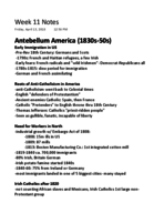 Week11 History Notes