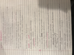 Week 11 notes