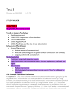 PY 370 Test 3 Study Guide UPDATED