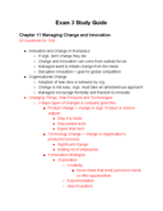 Exam 3 Study Guide