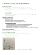 ECON 002: Week 2, Chapter 2 Notes