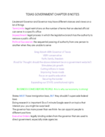 Texas Government Week 8 Notes