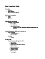 Music History Final Exam Study Guide