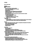 EVR2001: Final Exam Study Guide 