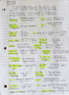 STAT 1040 Final Study Guide